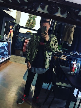 「10Deep（テンディープ）のアイテム（ナイロンジャケット）」を使った、フミさん（メンズ・168cm）の冬コーディネート