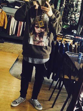 「SWAGGER（スワッガー）のアイテム（アクセサリー）」を使った、フミさん（メンズ・168cm）の春コーディネート