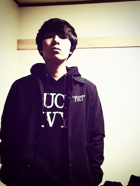 「fuct（ファクト）のアイテム（ジャケット/アウター）」を使った、mさん（メンズ・175cm）の冬コーディネート