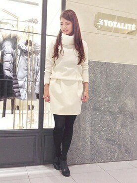 La TOTALITE Yuurakutyouさん（レディース・162cm）の冬コーディネート