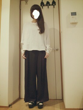 「厚底」｜maroさん（レディース・164cm）の夏コーディネート