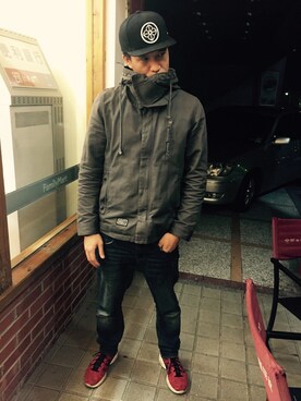 「REMIX（リミックス）のアイテム（その他アウター）」を使った、Louis Tsaiさん（メンズ・178cm）の秋コーディネート