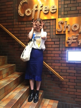 「rag & bone（ラグアンドボーン）のアイテム（バッグ）」を使った、muuさん（レディース・164cm）の夏コーディネート