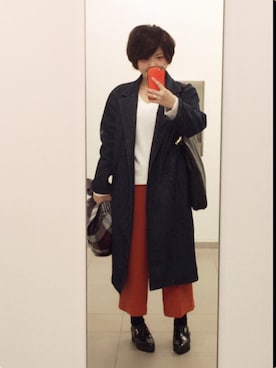 「EGOIST（エゴイスト）のアイテム（その他シューズ）」を使った、うたたんさん（レディース・153cm）の冬コーディネート