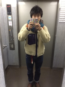 「archives（アルシーヴ）のアイテム」を使った、mt.utさん（メンズ・178cm）の冬コーディネート