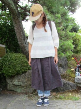 mocoさん（レディース・167cm）の夏コーディネート