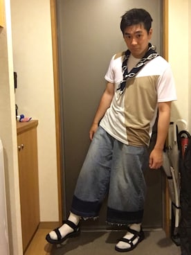 「CIAOPANIC TYPY（チャオパニックティピー）のアイテム（財布/小物）」を使った、Tomoya#11さん（メンズ・170cm）の春コーディネート