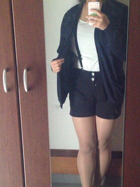 「アイテム（タイツ/ストッキング、ベージュ系）」を使った、ともちゃん@K-POPペン活さん（レディース・167cm）の冬コーディネート