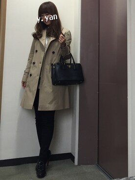 「Cartier」｜「アイテム（ジャケット/アウター）」を使った、yyananさん（レディース・168cm）の秋コーディネート