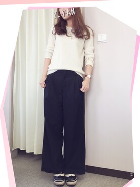 「Daniel Wellington」｜yyananさん（レディース・168cm）の秋コーディネート