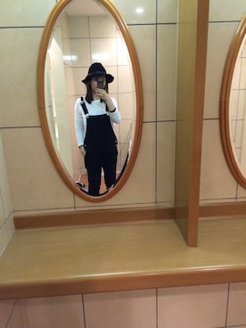 「ハットコーデ」｜りょうさん（レディース・157cm）の春コーディネート