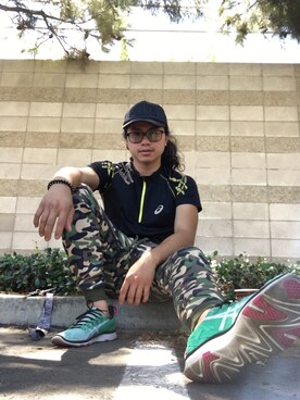 「cotton on」｜「アイテム（帽子）」を使った、Sam Al Salさん（メンズ・165cm）の夏コーディネート