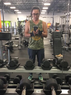 「fitness」｜Sam Al Salさん（メンズ・165cm）の秋コーディネート