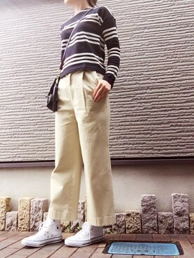 「雨」｜iigg☺︎さん（レディース・155cm）の春コーディネート