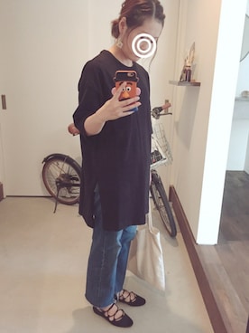 「ゆるずる」｜「アイテム（アクセサリー）」を使った、iigg☺︎さん（レディース・154cm）の秋コーディネート