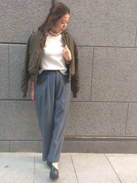 Chihiroさん（レディース・155cm）の秋コーディネート