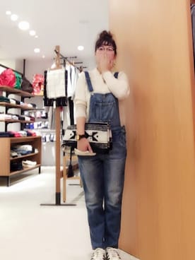 「タートル」｜「アイテム（オールインワン・サロペット）」を使った、kimmyluv7さん（レディース・161cm）の秋コーディネート