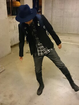 「hiromichi BY HIROMICHI NAKANO（ヒロミチ バイ ヒロミチナカノ）のアイテム（ジャケット/アウター）」を使った、ちゅうさん（メンズ・173cm）の秋コーディネート