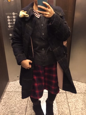 ゆうき。さん（レディース・159cm）の冬コーディネート