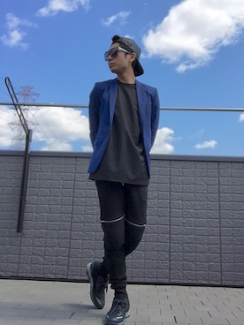 伸輔さん（メンズ・168cm）の春コーディネート