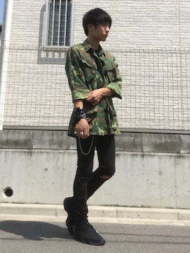 伸輔さん（メンズ・168cm）の秋コーディネート