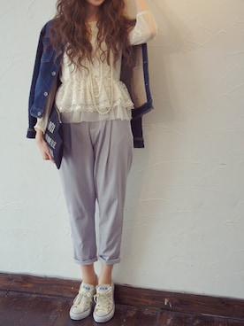 森田美里 みいたろさんのコーディネート