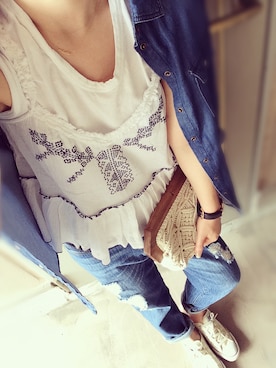 森田美里 みいたろさんのコーディネート