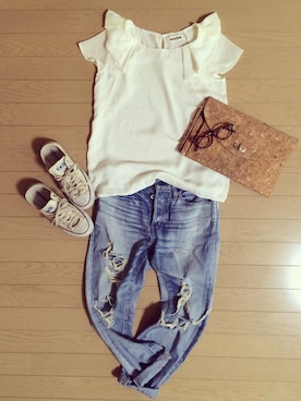 森田美里 みいたろさんのコーディネート