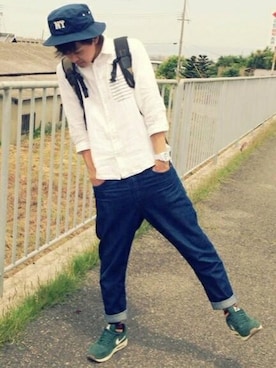 かずとさん（メンズ・172cm）の春コーディネート