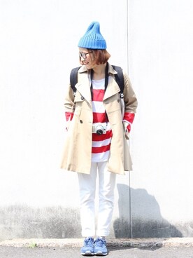 「reefur」｜「アイテム（ジャケット/アウター）」を使った、AYMさん（レディース・157cm）の春コーディネート