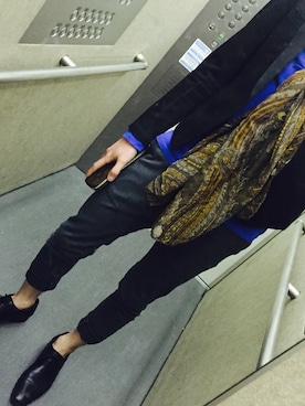 「Murder License（マーダーライセンス）のアイテム（ジャケット/アウター）」を使った、Naomitsu.Fさん（メンズ・180cm）の春コーディネート