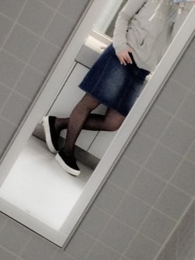 「厚底」｜Rihoさん（レディース・167cm）の冬コーディネート