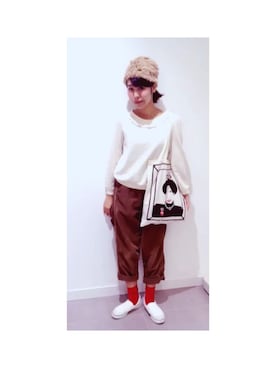 「FLYING TIGERS」｜なっちゃんさん（レディース・156cm）の秋コーディネート