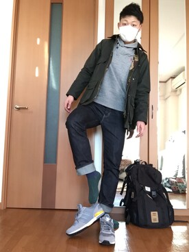 「Ralph Lauren」｜「アイテム（チェスターコート）」を使った、KAWATA さん（メンズ・174cm）の冬コーディネート