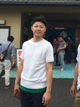 「スウェット×シャツ」｜KAWATA さん（メンズ・174cm）の夏コーディネート