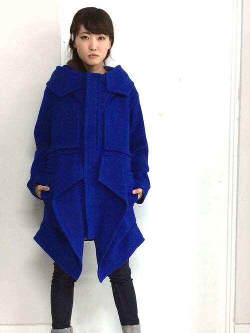 chloma（クロマ）の「Chloma ネンドロイドコート ブルー（ダッフル