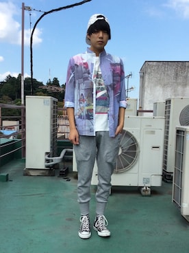 「bodysong.（ボディソング）のアイテム」を使った、SONARさん（メンズ・176cm）の冬コーディネート