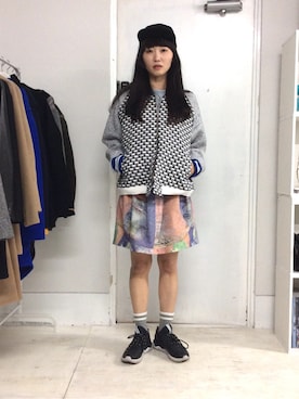 「bodysong.（ボディソング）のアイテム」を使った、SONARさん（レディース・163cm）の春コーディネート