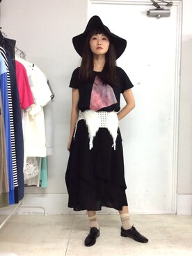 「NICK NEEDLES（ニックニードルズ）のアイテム」を使った、SONARさん（レディース・163cm）の秋コーディネート