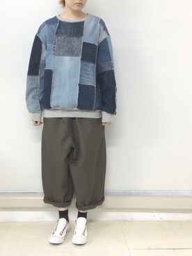 「SHUTTLE（シャトル）のアイテム」を使った、SONARさん（レディース・163cm）の秋コーディネート