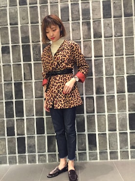 Rina Maruyamaさん（レディース・160cm）の秋コーディネート