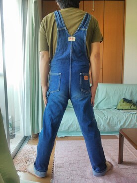 「アイテム（サロペット/オーバーオール）」を使った、Shoさん（メンズ・167cm・30代）の秋コーディネート