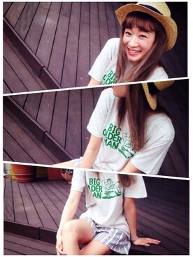 井上光葉さん（レディース・162cm）の夏コーディネート