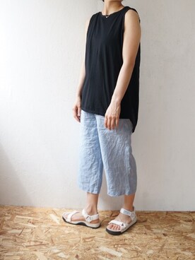 「masterkey（マスターキー）のアイテム」を使った、yumiさん（レディース・159cm）の夏コーディネート