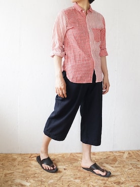 「masterkey（マスターキー）のアイテム」を使った、yumiさん（レディース・159cm）の夏コーディネート