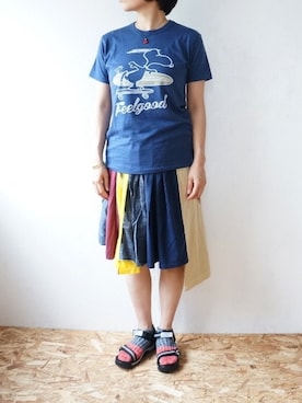 「アイテム（ソックス/靴下、その他）」を使った、yumiさん（レディース・159cm）の夏コーディネート