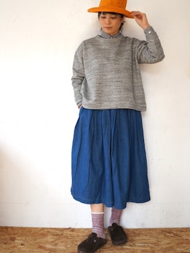 「アイテム（レッグウェア）」を使った、yumiさん（レディース・159cm・30代）の冬コーディネート