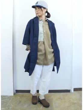 「アイテム（サンダル）」を使った、yumiさん（レディース・159cm・30代）の冬コーディネート