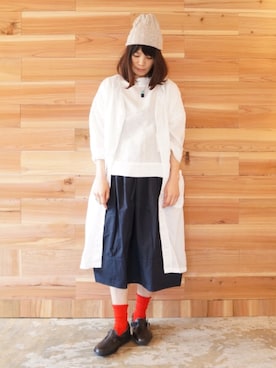 「アイテム（レッグウェア）」を使った、yumiさん（レディース・159cm・30代）の春コーディネート