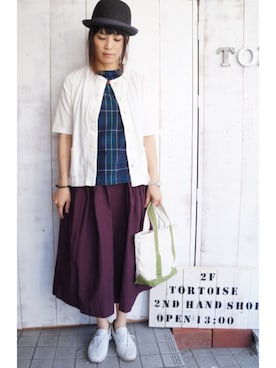 「アイテム（ドレスシューズ）」を使った、yumiさん（レディース・159cm・30代）の春コーディネート